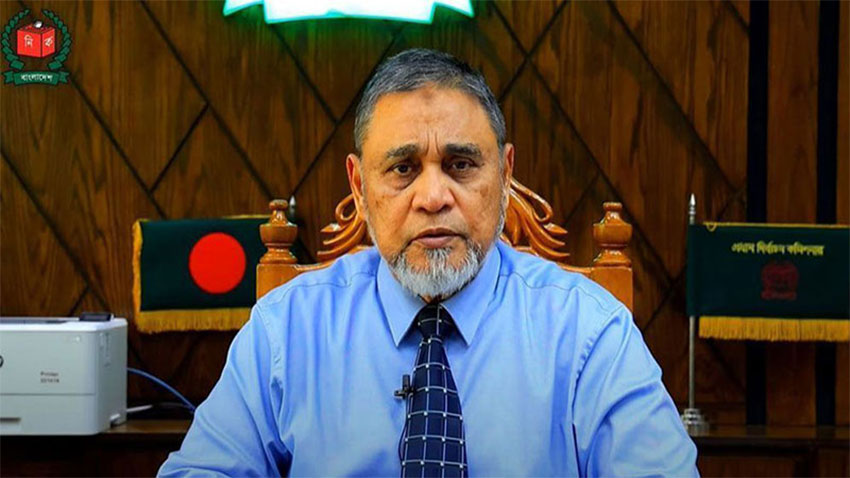 সন্ধ্যায় জাতির উদ্দেশে ভাষণ দেবেন সিইসি নাসির উদ্দিন